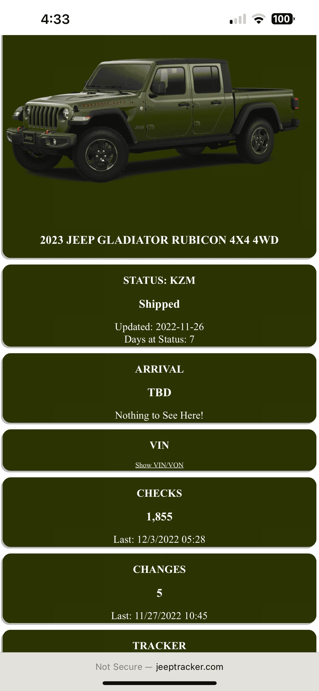Jeep Gladiator 2023 Jeep Gladiator Order…What step are you in? 09D34B08-803E-43C7-8062-29B898C9B0E6