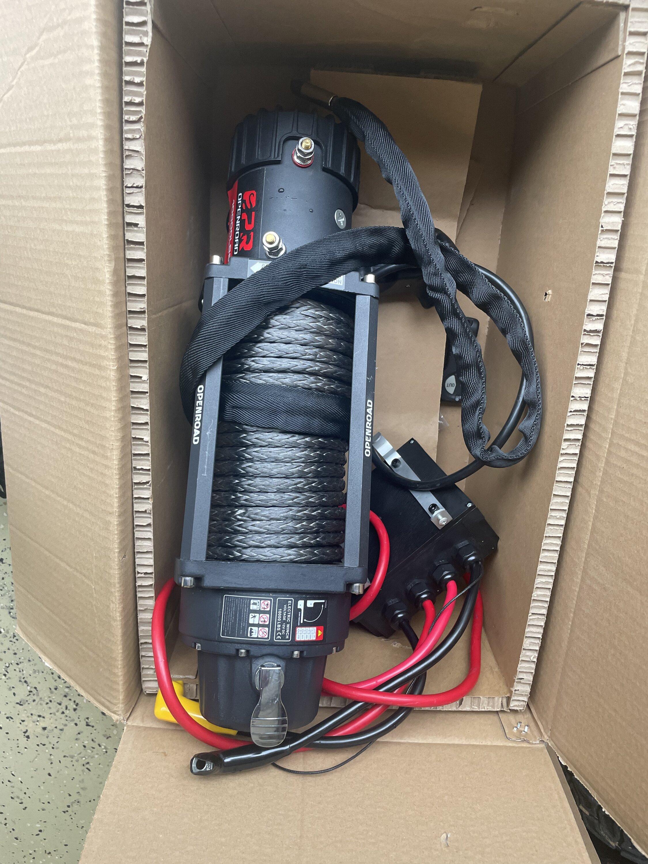 Jeep Gladiator Openroad 10,000lb synthetic winch 10628AF7-EF34-4570-99A6-92C2475529B4