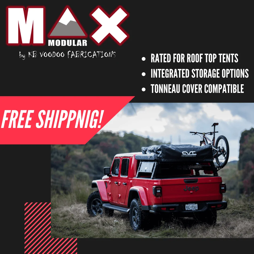 Jeep Gladiator Max Modular Bed Racks - FREE SHIPPING through Dec. 31st Free Shipping JT