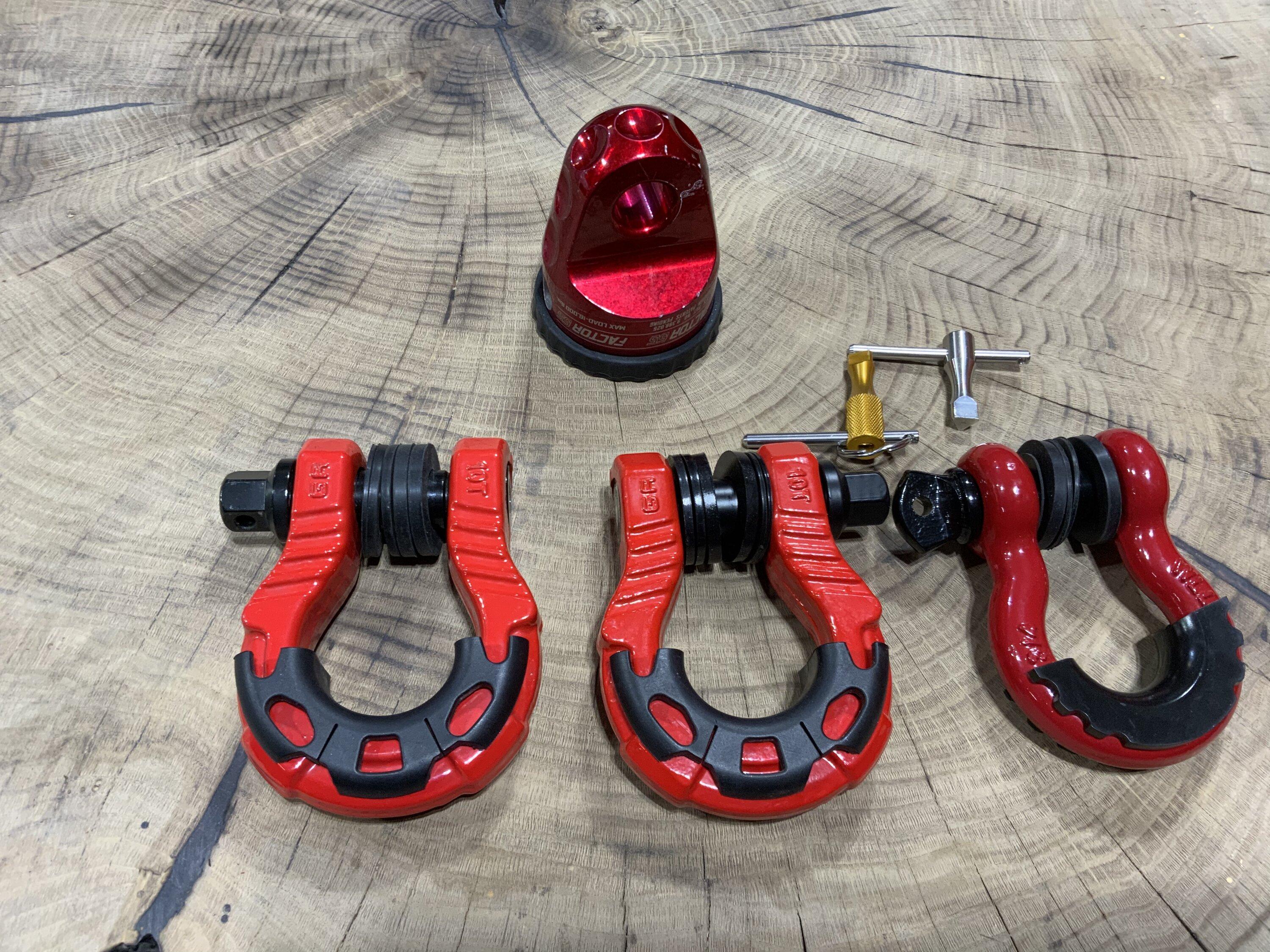 Jeep Gladiator Factor 55 ProLink Winch Shackle & 2 Gear America 40T Anti-Theft Shackles 150.00 5B74181C-5FE4-4CCA-A1C4-5642C910520B