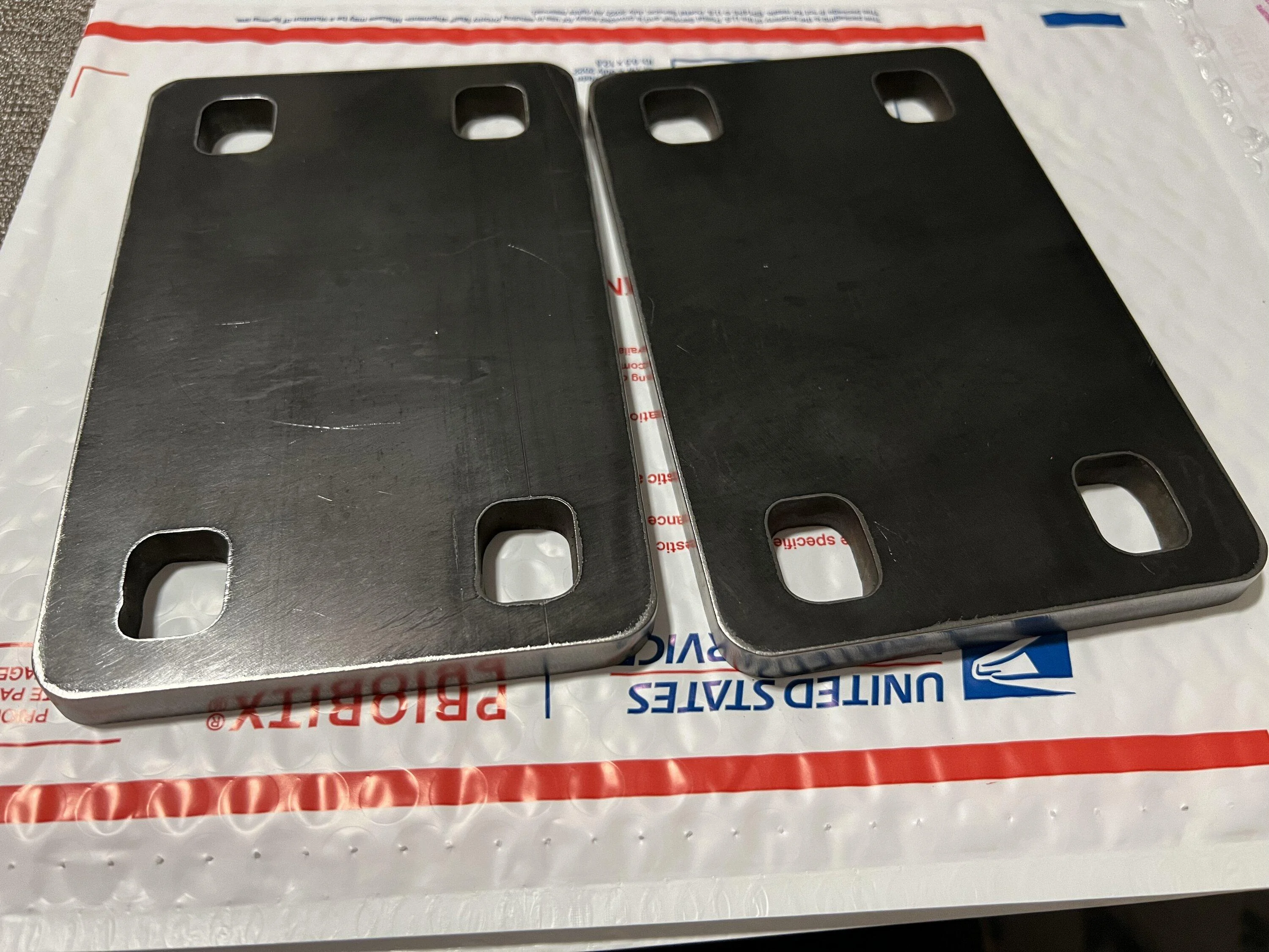 Jeep Gladiator 1/4" or 3/8" steel plate bumper spacers ABC6BF10-0410-40E4-8991-B79838CF2F3E