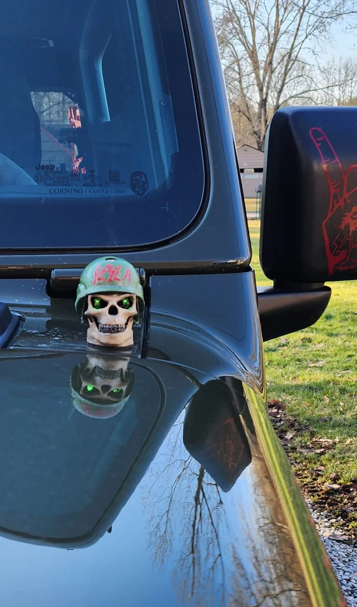 Jeep Gladiator Krampusnacht Lights wired +5mpg added hoodskulls on