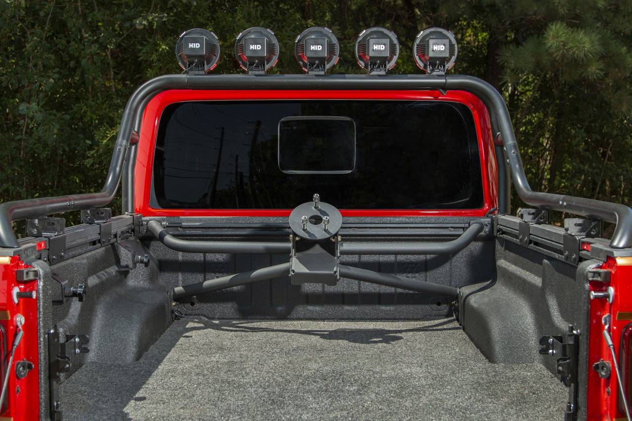 Jeep Gladiator What did you do TO your Gladiator today? [ADMIN WARNING: NO POLITICS, NO GUN TALK] rugged-ridge-bed-mount-spare-tire-carrier-jt-11546.71-installed-no-tire__96185