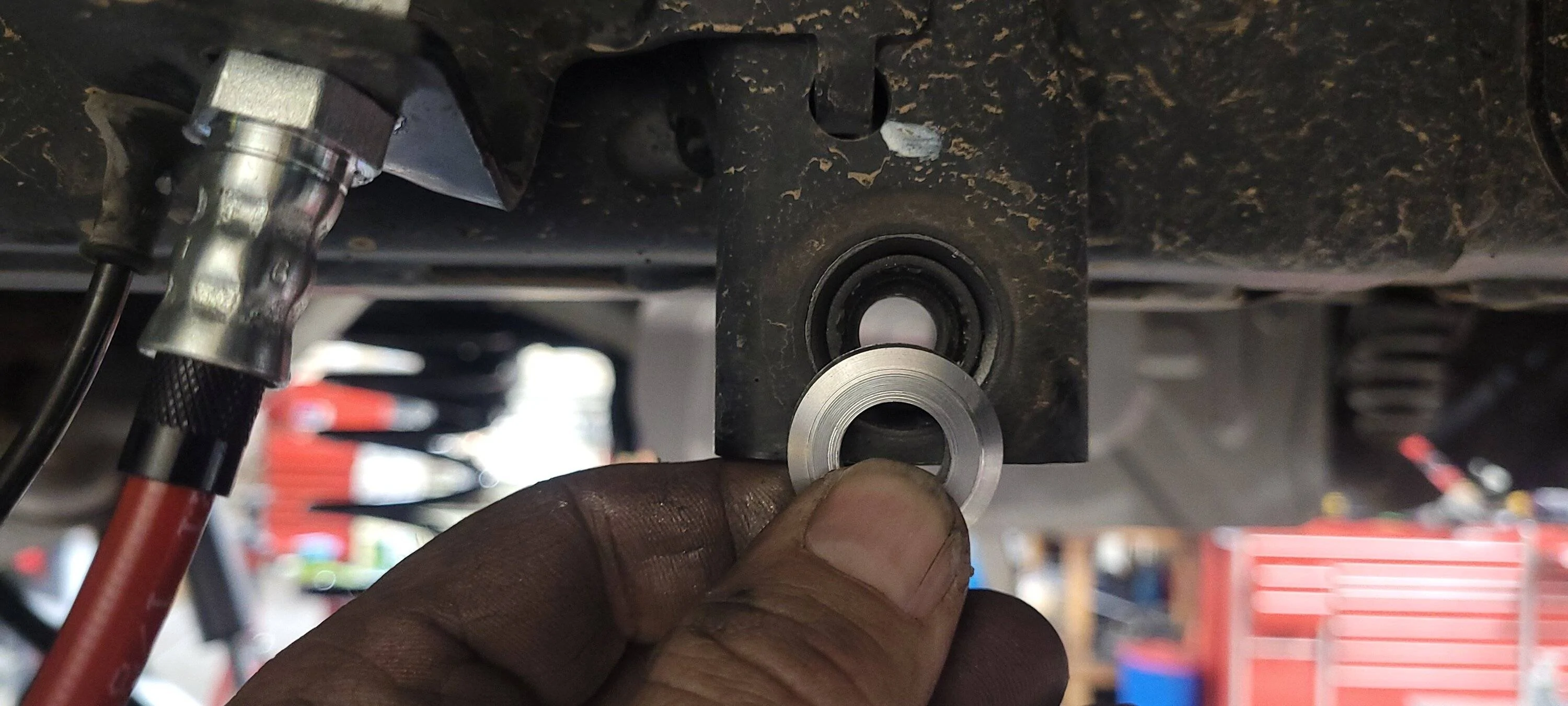 Jeep Gladiator Broken tab/weld  on Mojave Frame..No Warranty??? 20221212_121013