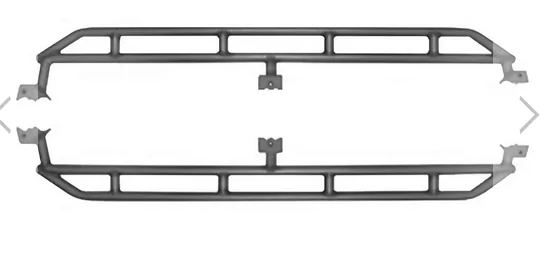 Jeep Gladiator Side steps compatible with Factory Rock Rails? 1670941853368