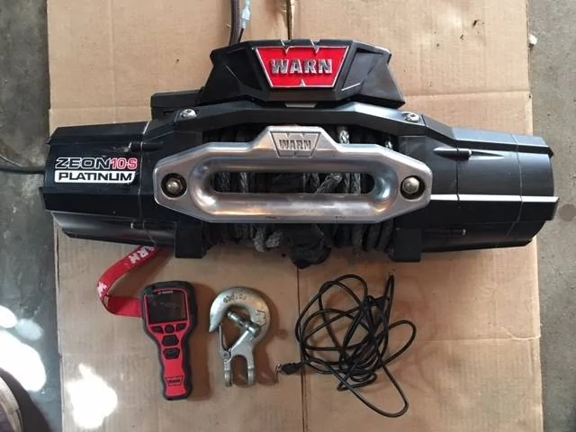 Jeep Gladiator Warn Zeon Platinum 10-s Winch $850 shipped. IMG_4661