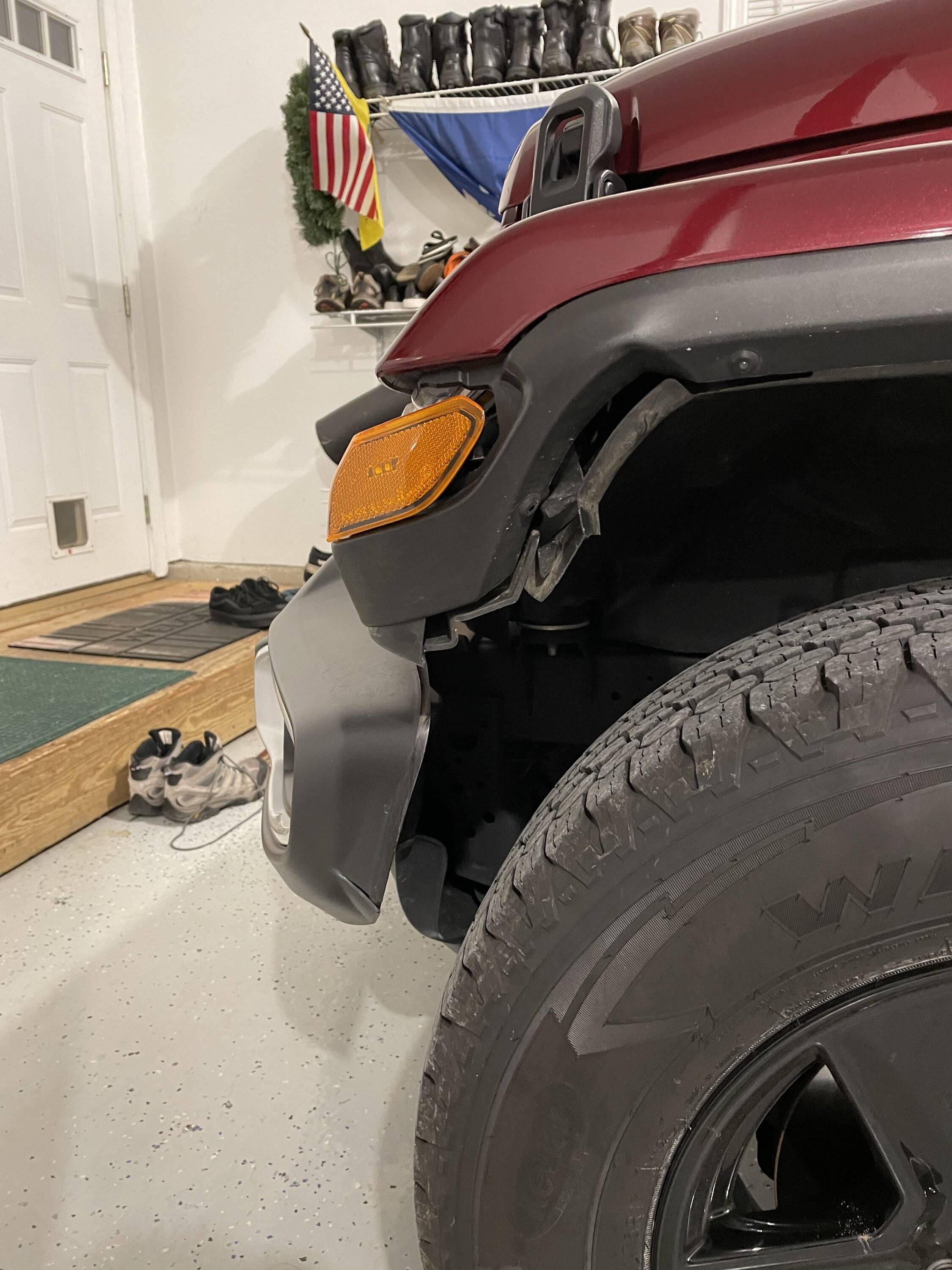 Jeep Gladiator Deer strike, need to replace a few parts 071D7627-04AF-4E36-920A-212193AB9C22