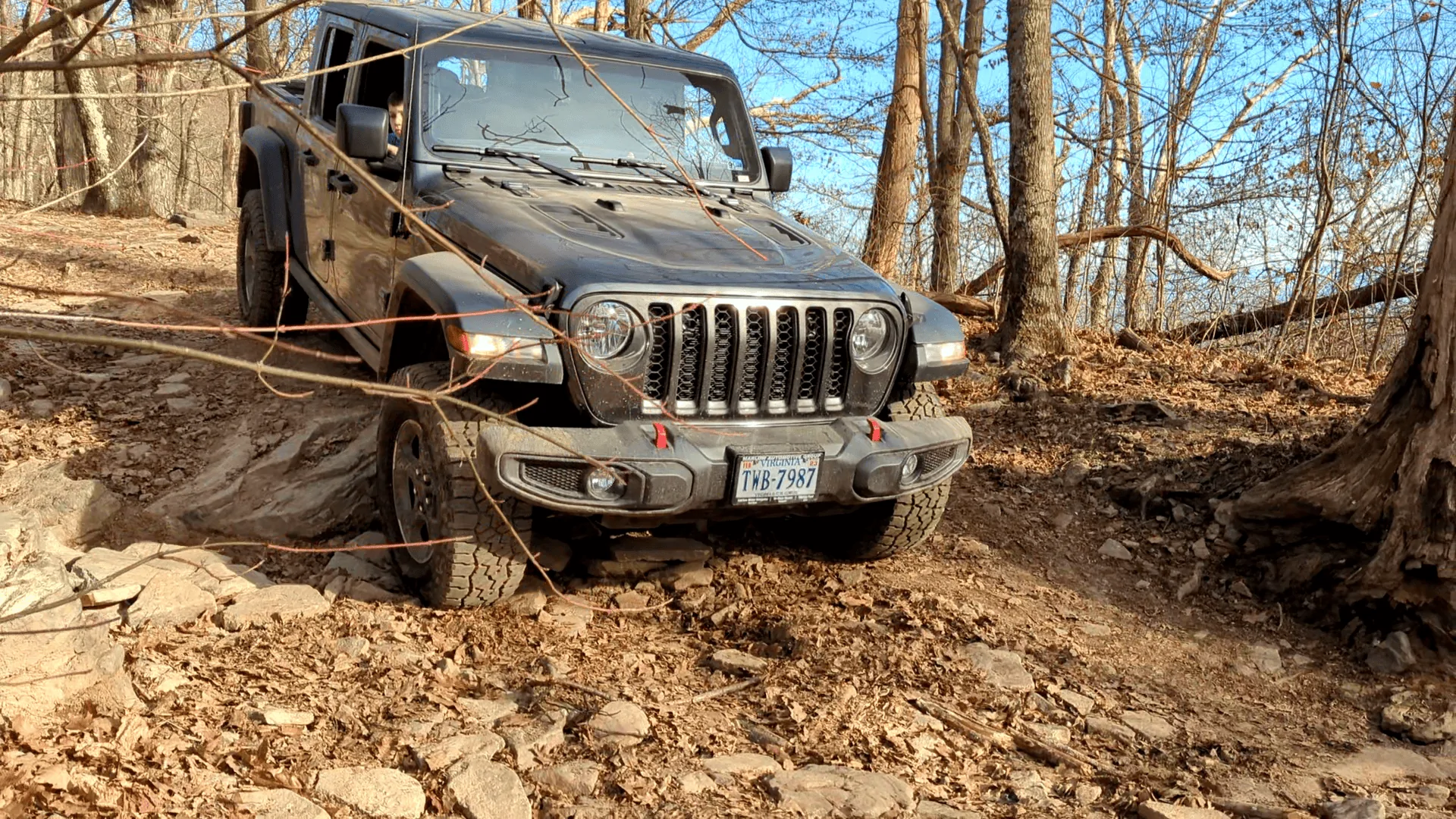 Jeep Gladiator Flagpole Knob via Union Springs 09/03/22 Ben_Rubicon_UnionSprings1