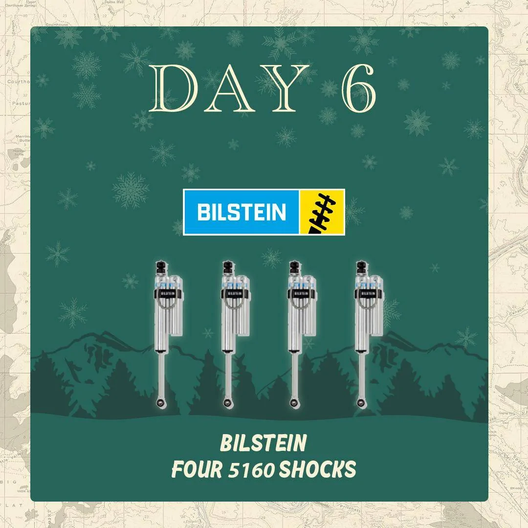 Jeep Gladiator Northridge4x4 12 Days of Christmas - Sales and Giveaways! Bilstein-Day-6