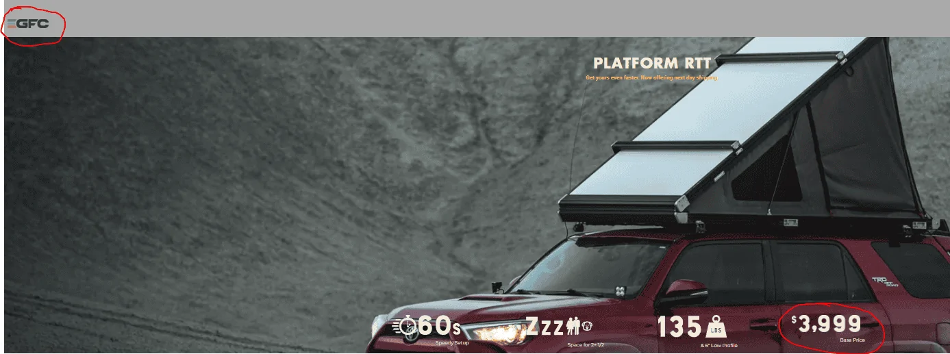 Jeep Gladiator Alu-Cab Contour Canopy Roll Call - not Camper 1671129231681
