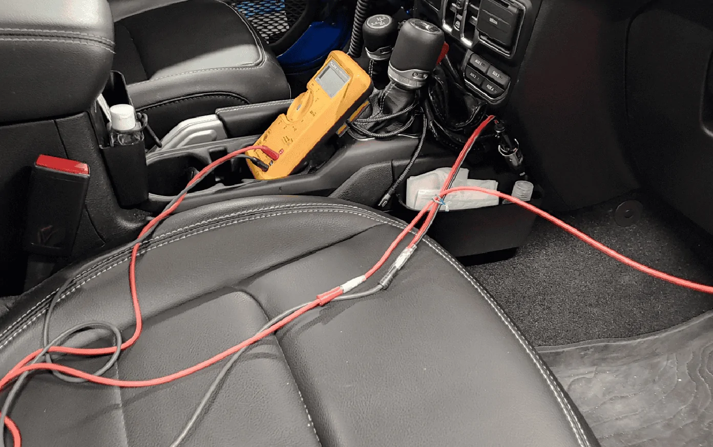 Jeep Gladiator Your battery voltage - truck off and at rest 1671206245401