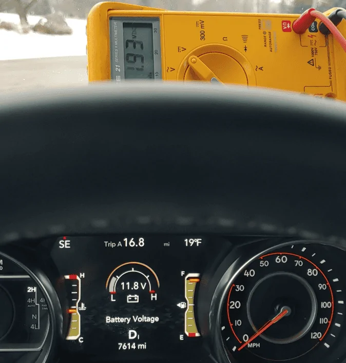 Jeep Gladiator Your battery voltage - truck off and at rest 1671208492925