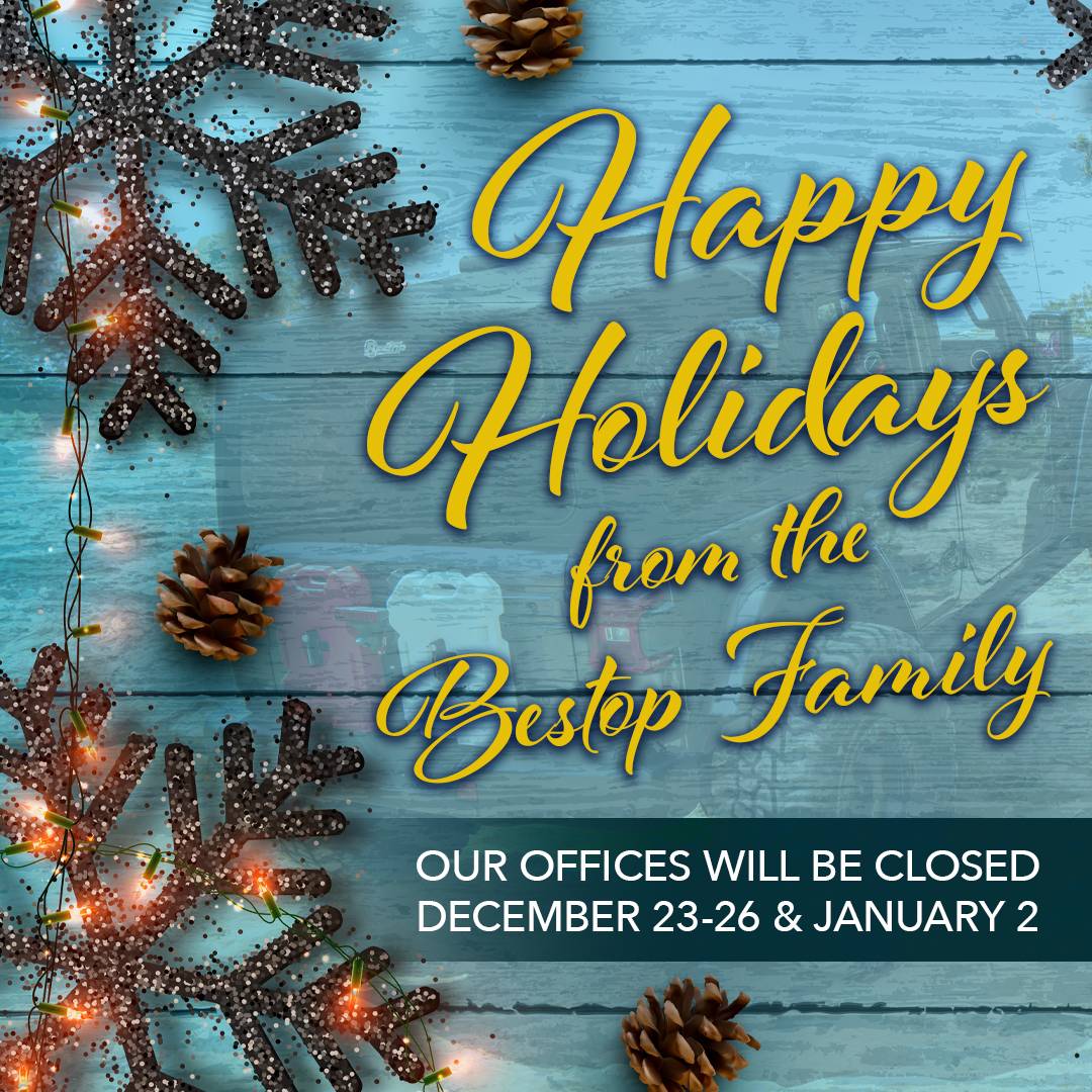 Jeep Gladiator Bestop Holiday Closure Jeep Happy-Holidays_Social_Banner_1080x1080_V1
