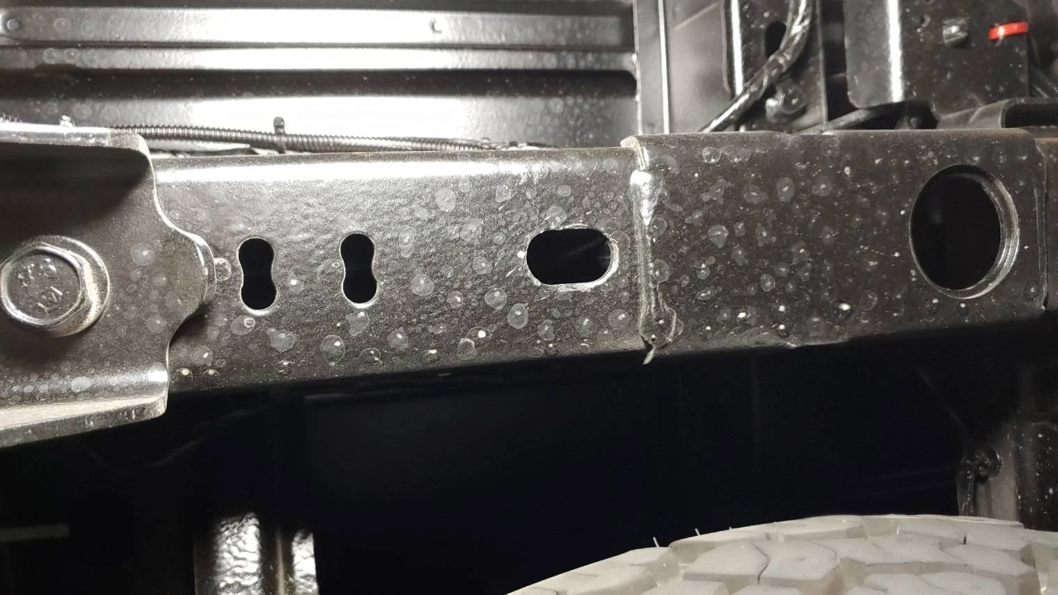 Jeep Gladiator Bed Crane - Harbor Freight 20221216_211900