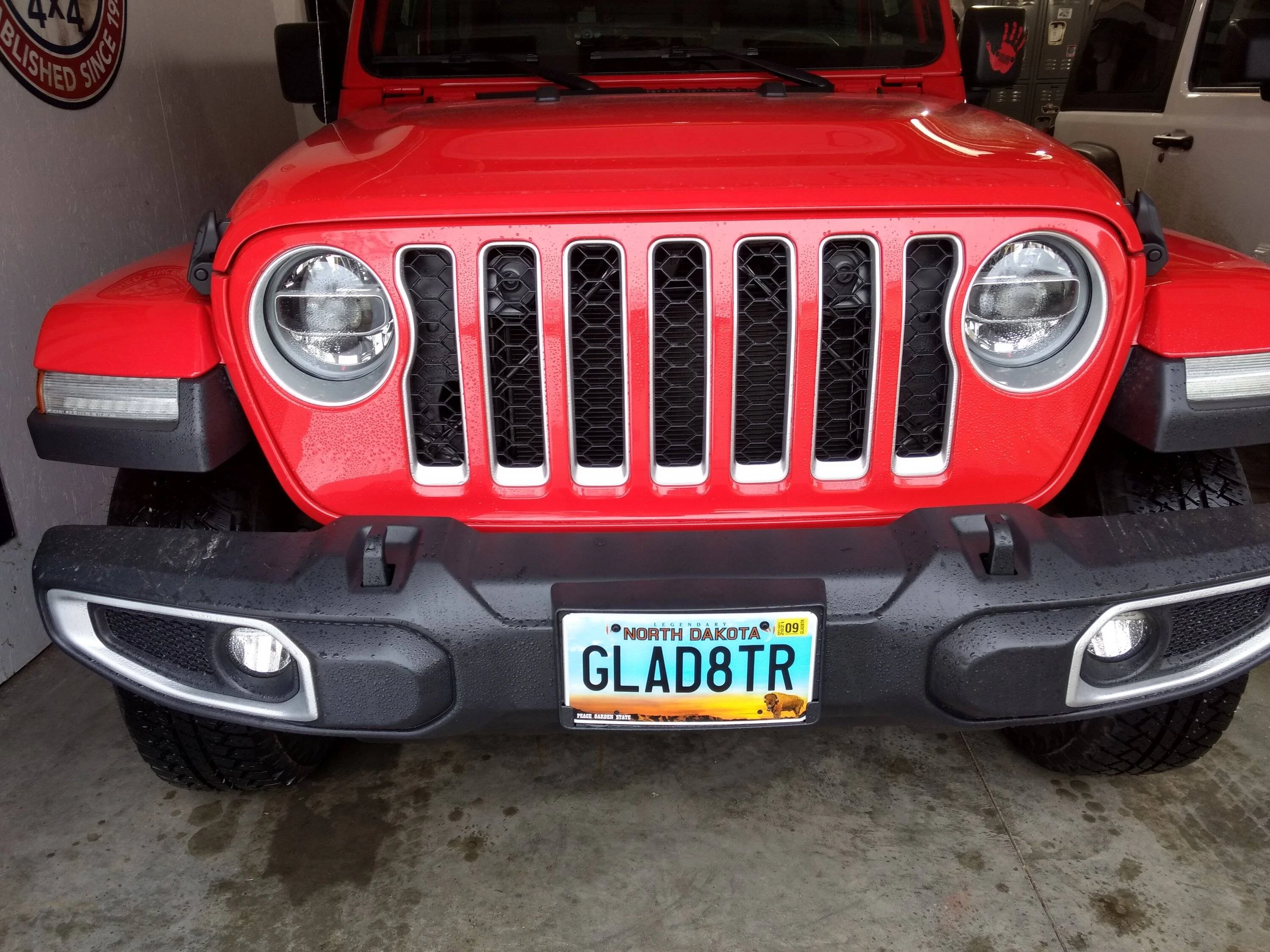 Jeep Gladiator Vanity Tag License-Glad