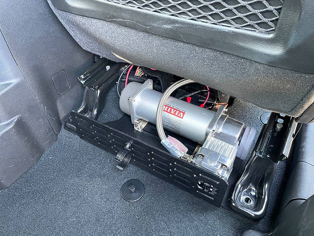 Jeep Gladiator New -  Under the Front Seat Compressor Mount for JT/JL JeepJL-JT-Underseat-Compressor-Mount-2