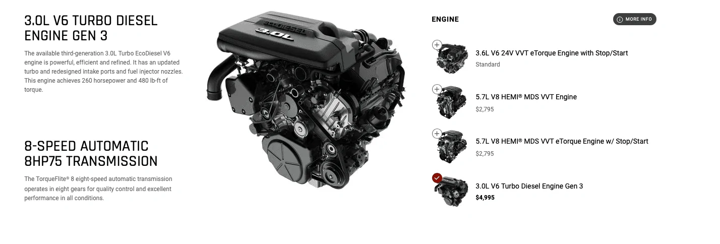 Jeep Gladiator Diesel no longer available to order! Screenshot 2022-12-17 at 5.53.11 PM