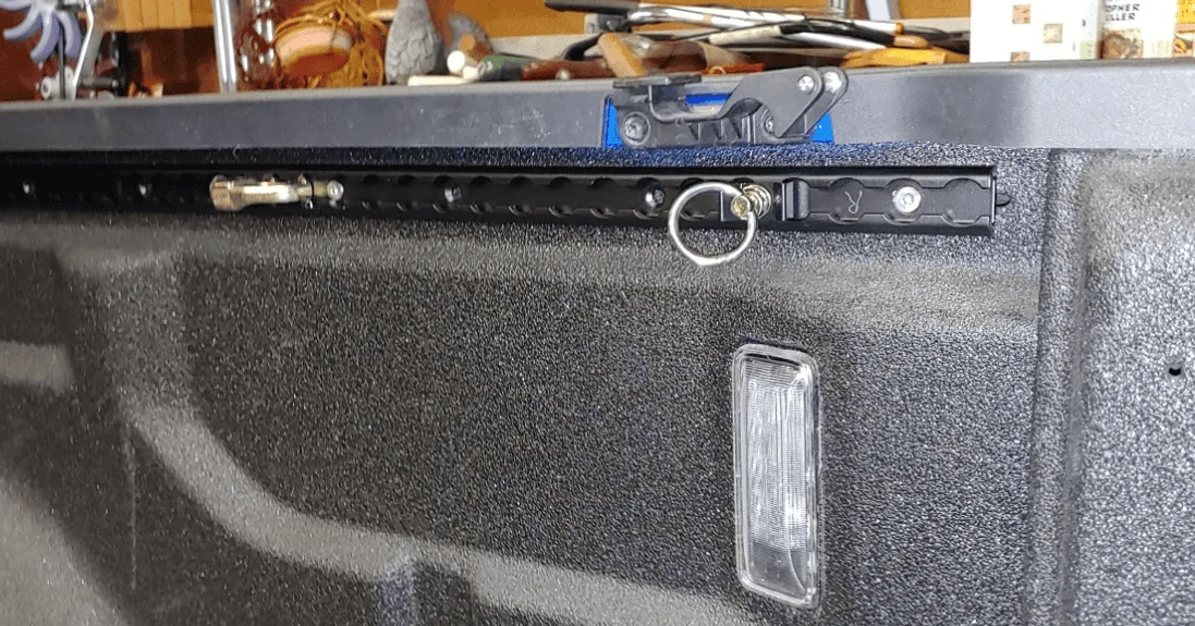 Jeep Gladiator Factory Bedliner overspray in bolt holes - how to access bolt holes? 1671407893486
