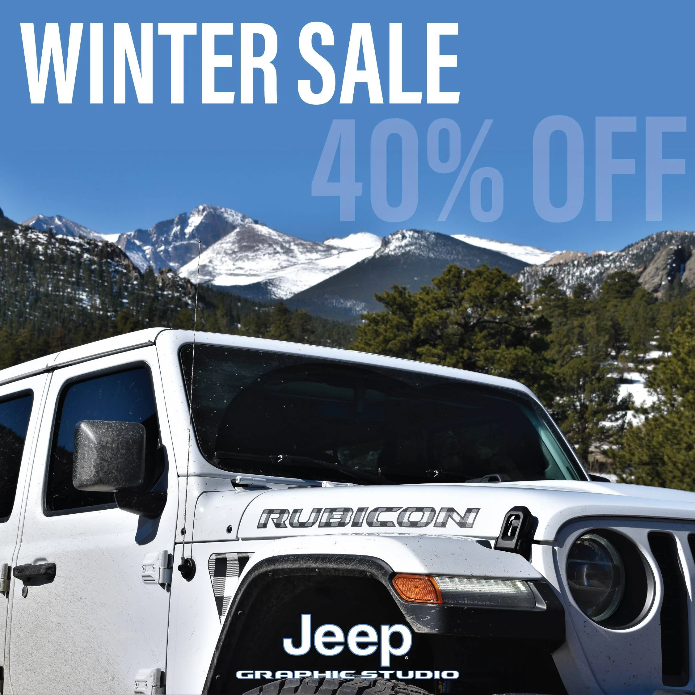 Jeep Gladiator Jeep Graphic Studio WINTER SALE! JPG Sale Graphics