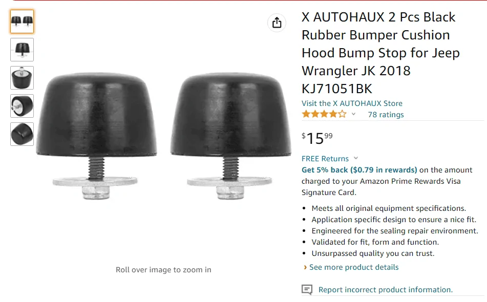 Jeep Gladiator Is there a product to extend the hood all the way back? 1671472657499
