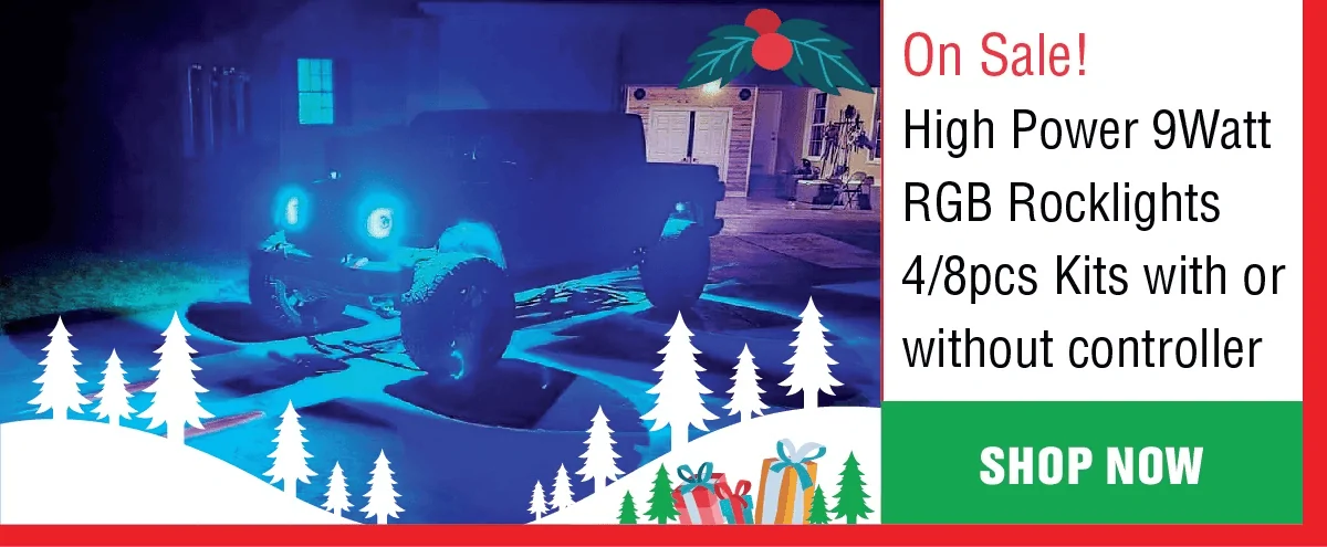 Jeep Gladiator Quake LED's End of Year Holiday Ho-Ho-Ho Holy Smokes We're Slashing All the Prices Christmas/ Hanukkah/ Festivus Sale! 1671493427989