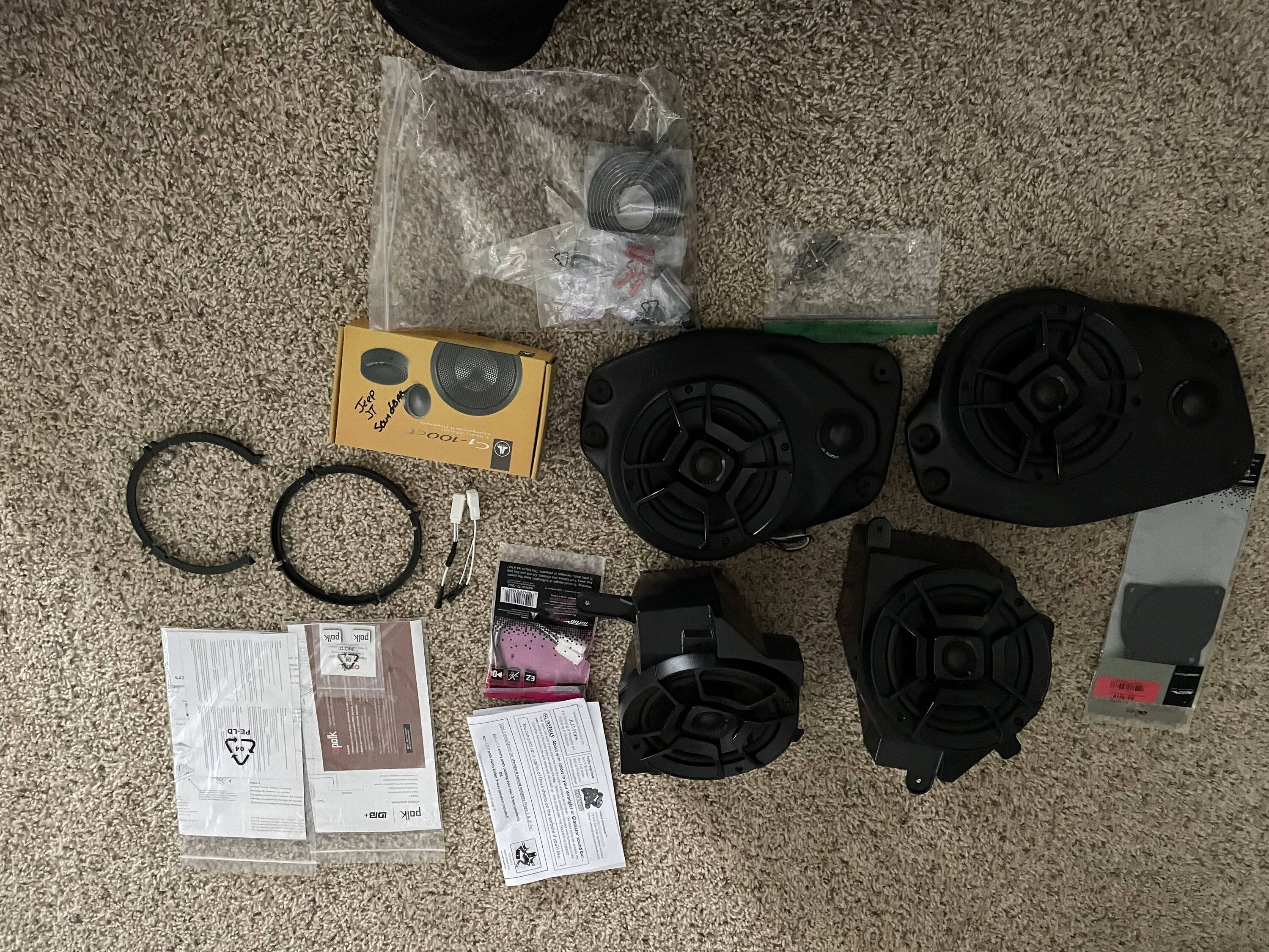 Jeep Gladiator Aftermarket speakers and pods for sale EDF408FF-7EA4-4086-AB82-D6608FD38405
