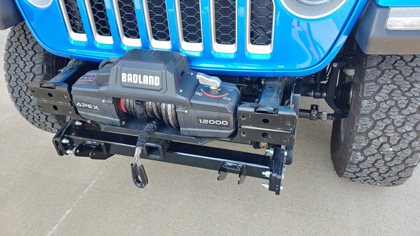 Jeep Gladiator ISO PICS: Badland Apex winch with stock steel bumper with mopar winch bar- Can it fit with Mopar bar? 20221006_103958_HDR