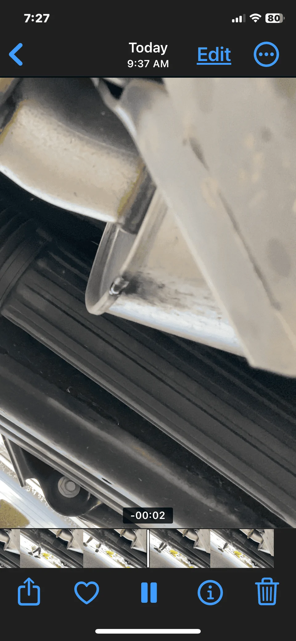 Jeep Gladiator Water leak from muffler 0F7B1CC5-E984-4426-B3BF-AA28A862E4A2