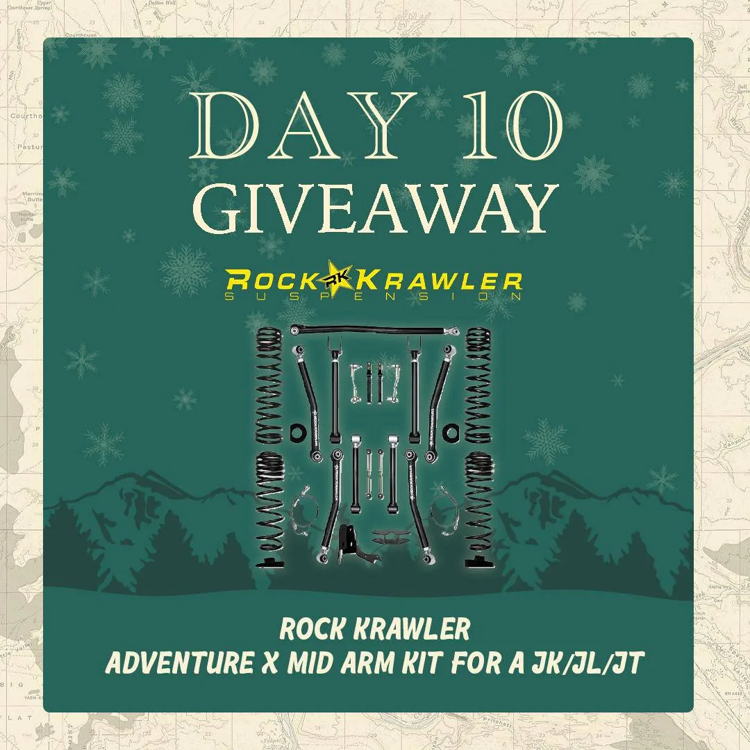 Jeep Gladiator Northridge4x4 12 Days of Christmas - Sales and Giveaways! Mod-Rock-Krawler-Adv-X-Day10