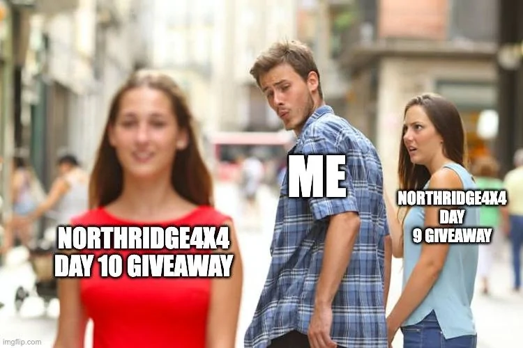 Jeep Gladiator Northridge4x4 12 Days of Christmas - Sales and Giveaways! distracted-giveaway-mem