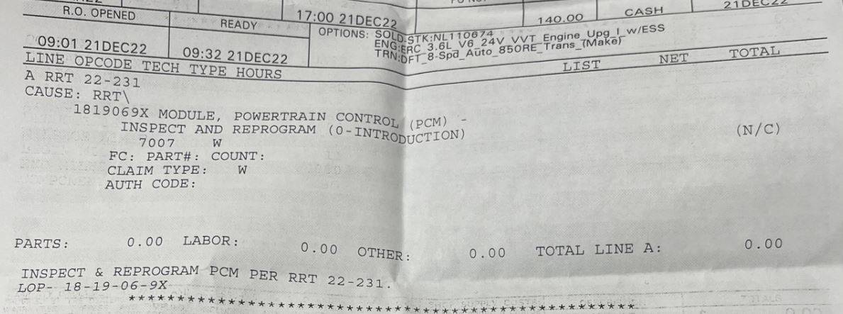 Jeep Gladiator Survey- For those with misfire issues 12-21-12 Jeep Gladiator RRT 22-231 Cut