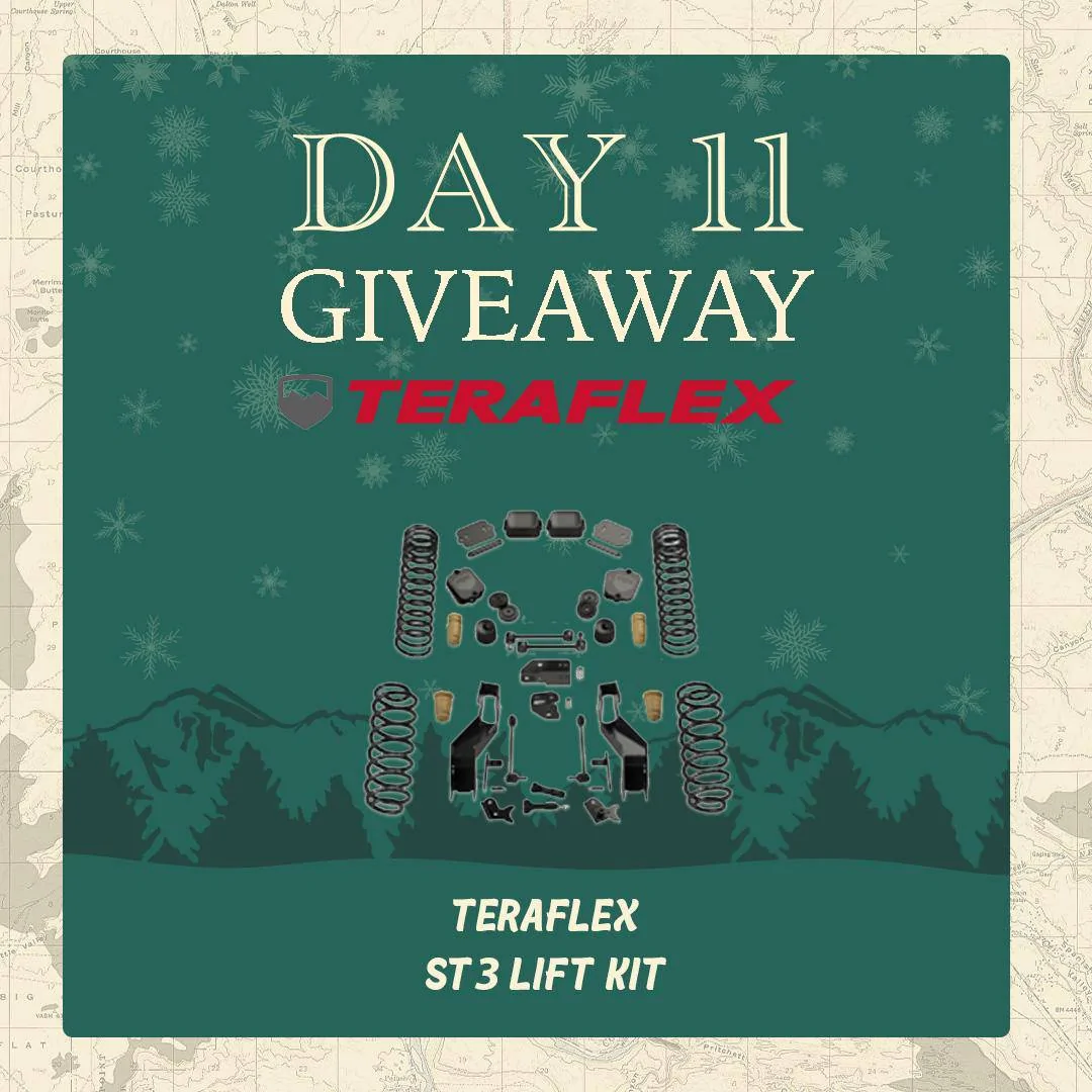 Jeep Gladiator Northridge4x4 12 Days of Christmas - Sales and Giveaways! TFlex-Day-11