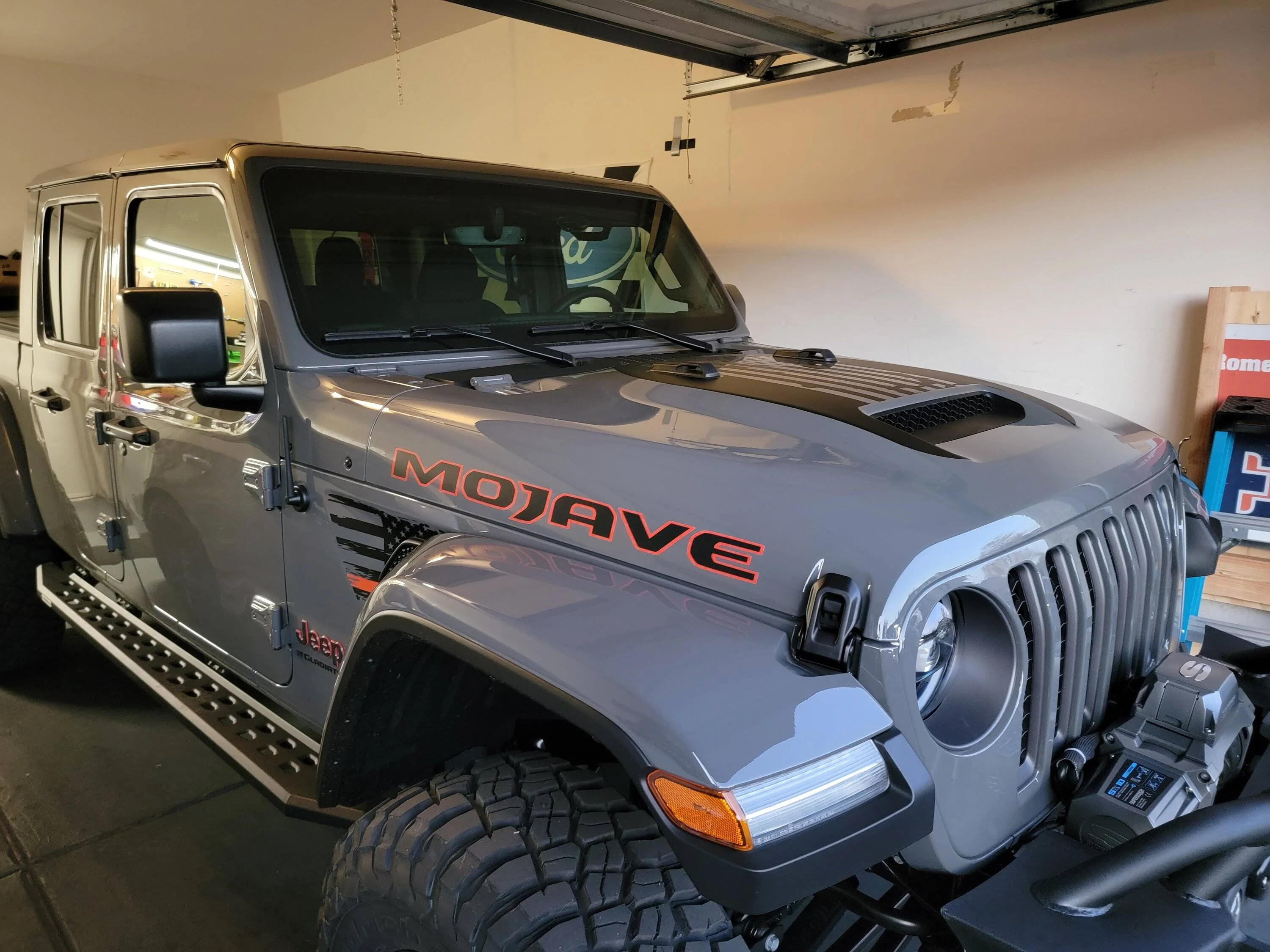 Jeep Gladiator Installed new graphics decals for 2023 Mojave Mohave 2023 3