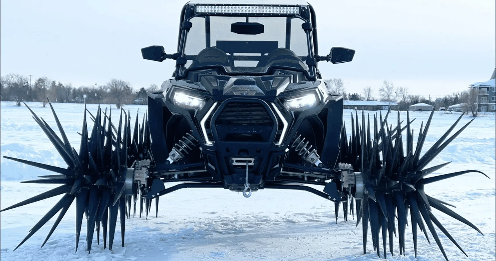 Jeep Gladiator Driving in 2 feet of snow 1671738883530
