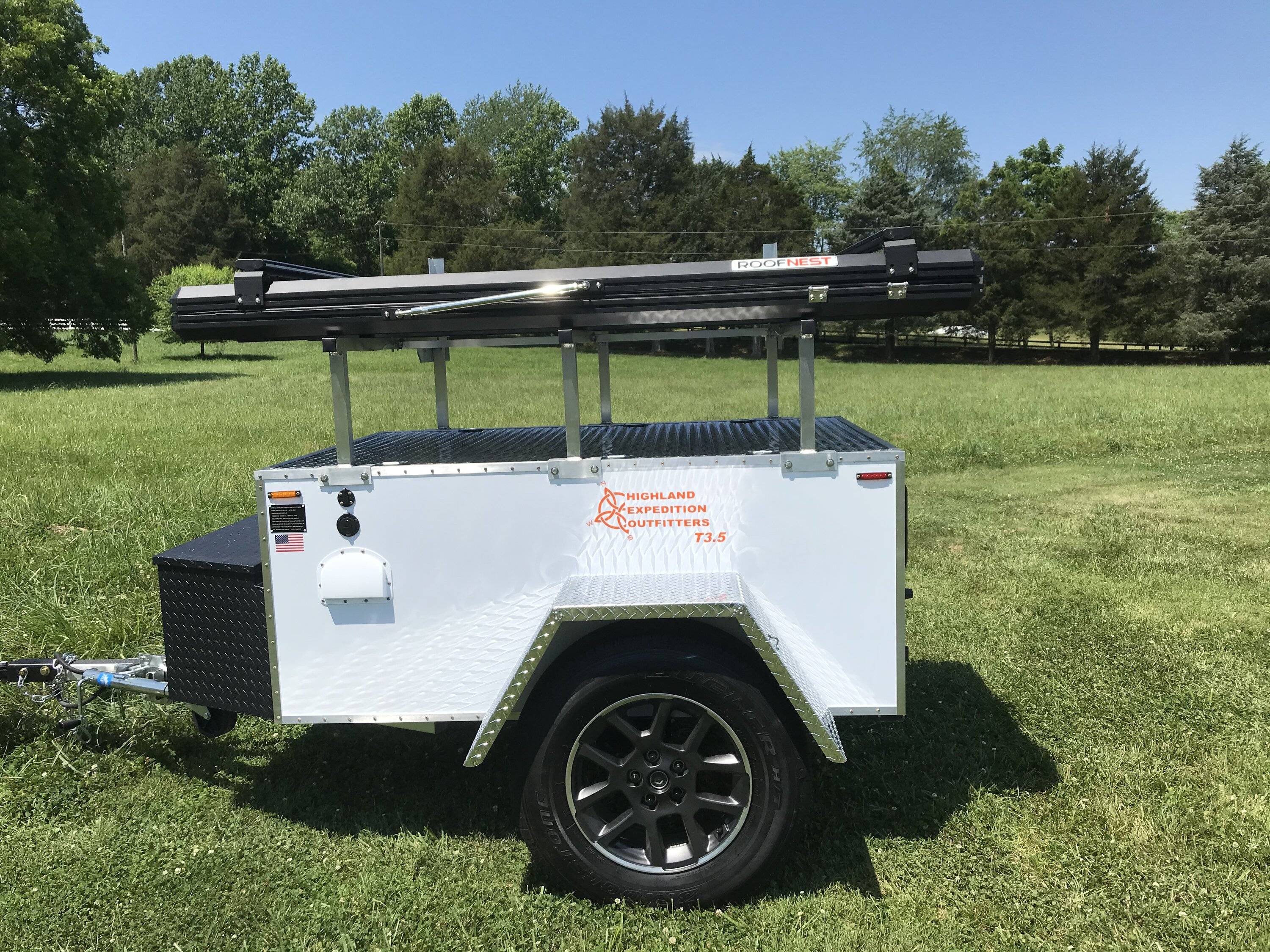 Jeep Gladiator Highland Expedition Outfitter's Off-Grid Trailer with Roof Top Tent- Brand New IMG_3831