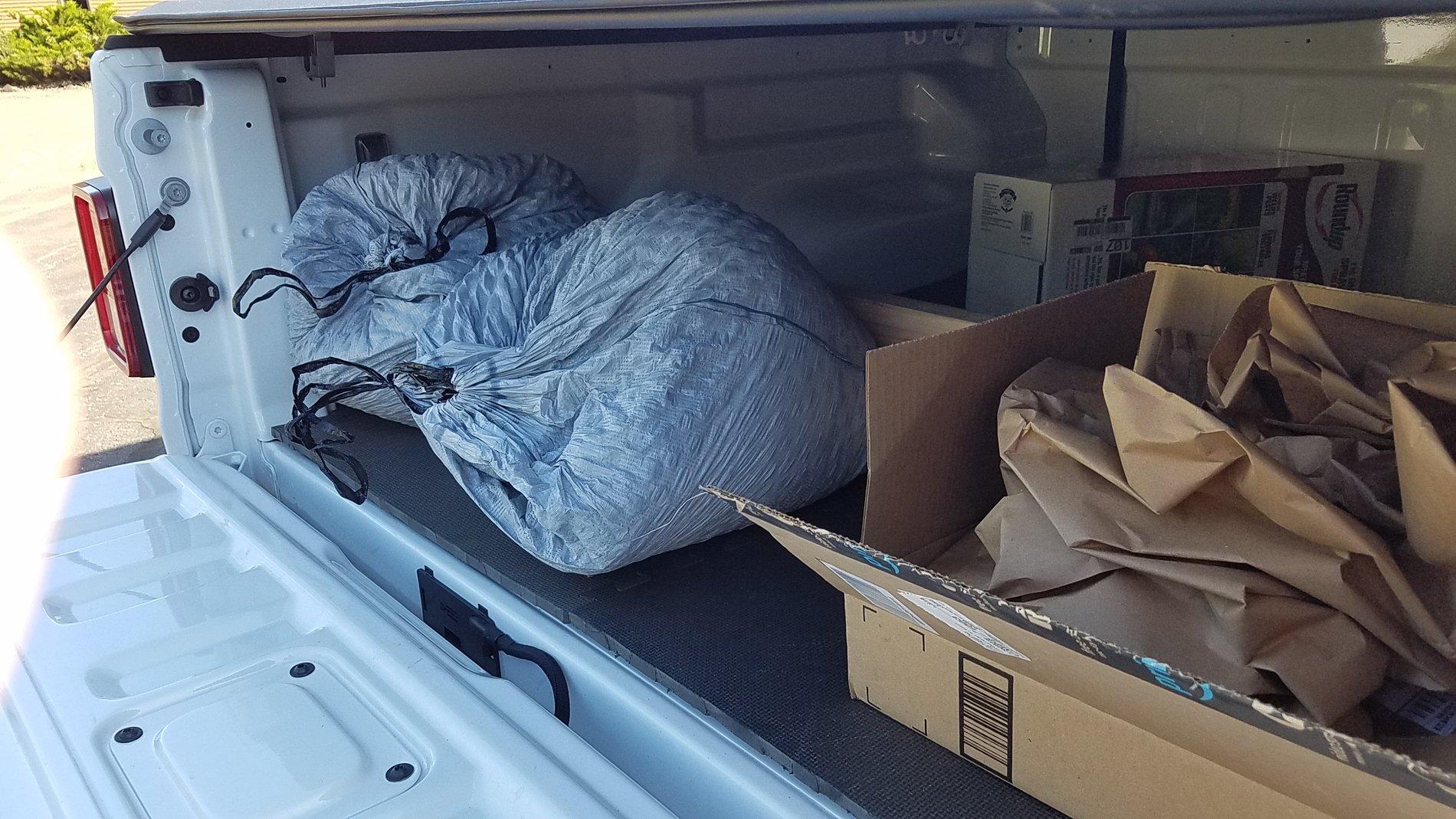 Jeep Gladiator Finally the bed hauling... 20190823_084349