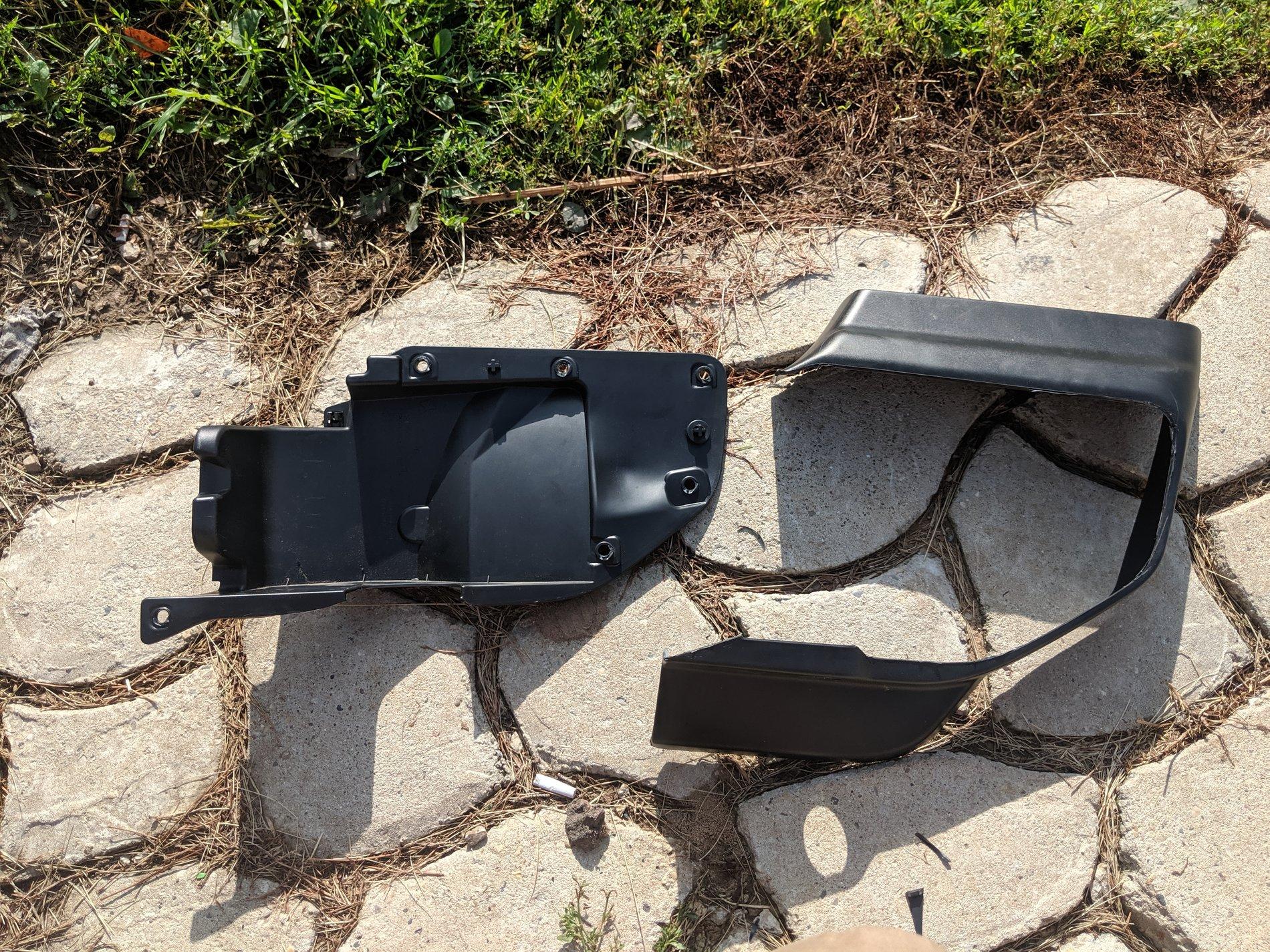Jeep Gladiator Sport S bumper alterations IMG_20190727_085214
