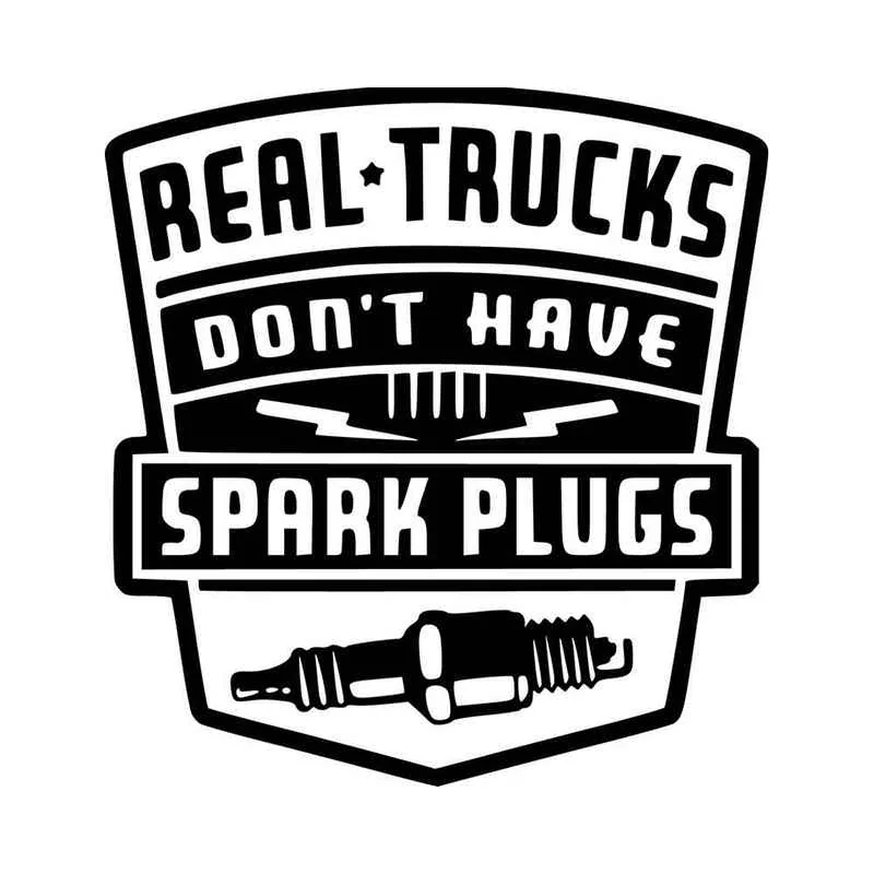 Jeep Gladiator Possible Pricing Info Eco Diesel Real-Trucks-Dont-Have-Spark-Plugs-Vinyl-Decal-Sticker