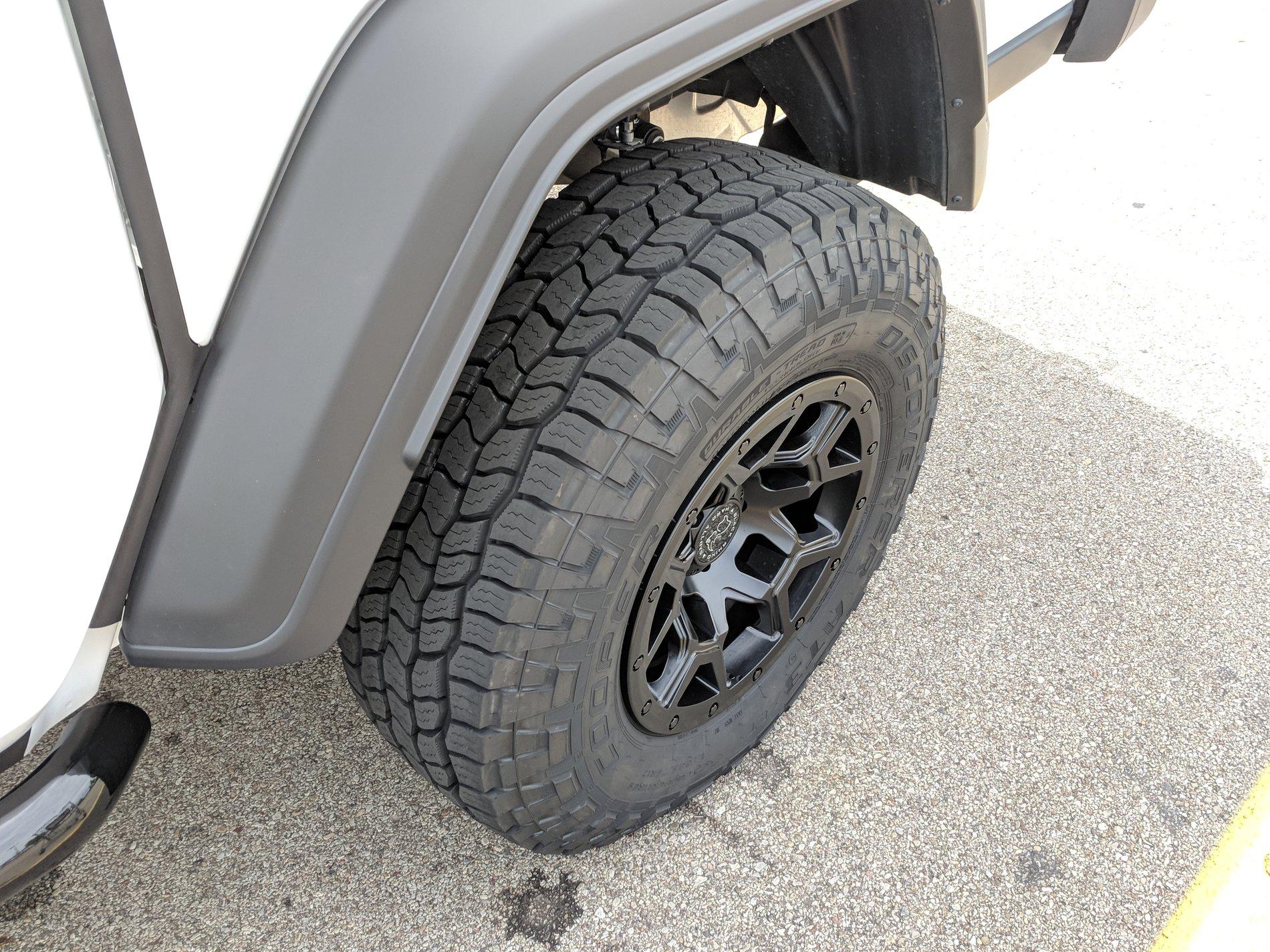 Jeep Gladiator Finally got my black rhinos and coopers IMG_20190823_143929