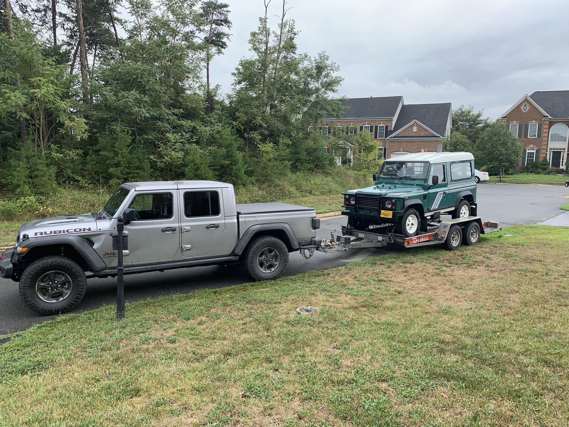 Jeep Gladiator Towed a Defender 90 for a friend today 3796BB50-12FE-47F8-98CF-0DC7E19B31B7