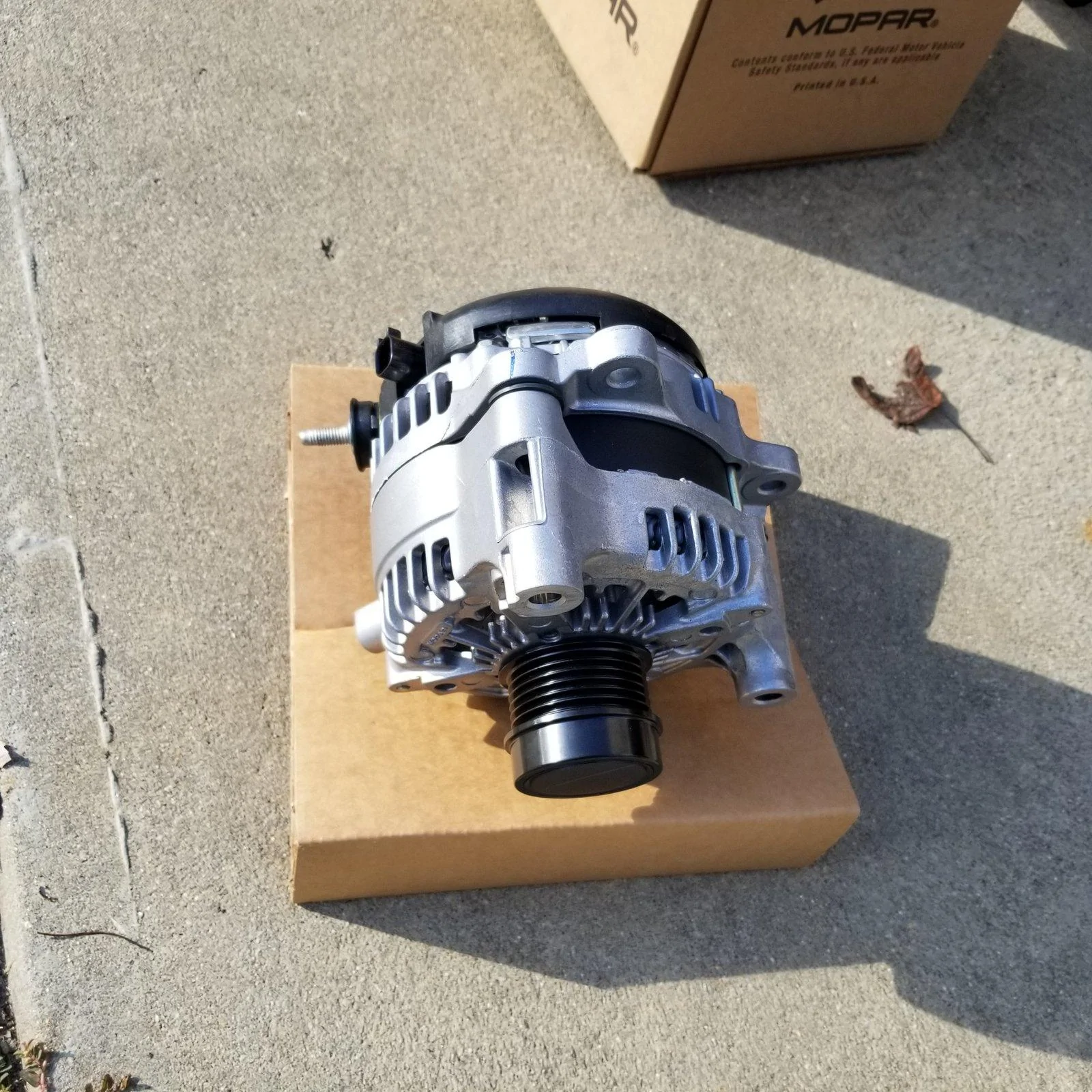 Jeep Gladiator New OEM alternator from gladiator 20190825_180204