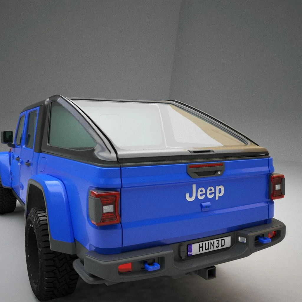 Jeep Gladiator Gladiator Fiberglass Shell Hydro_blue4