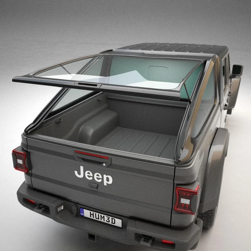 Jeep Gladiator Gladiator Fiberglass Shell crystal metallic4
