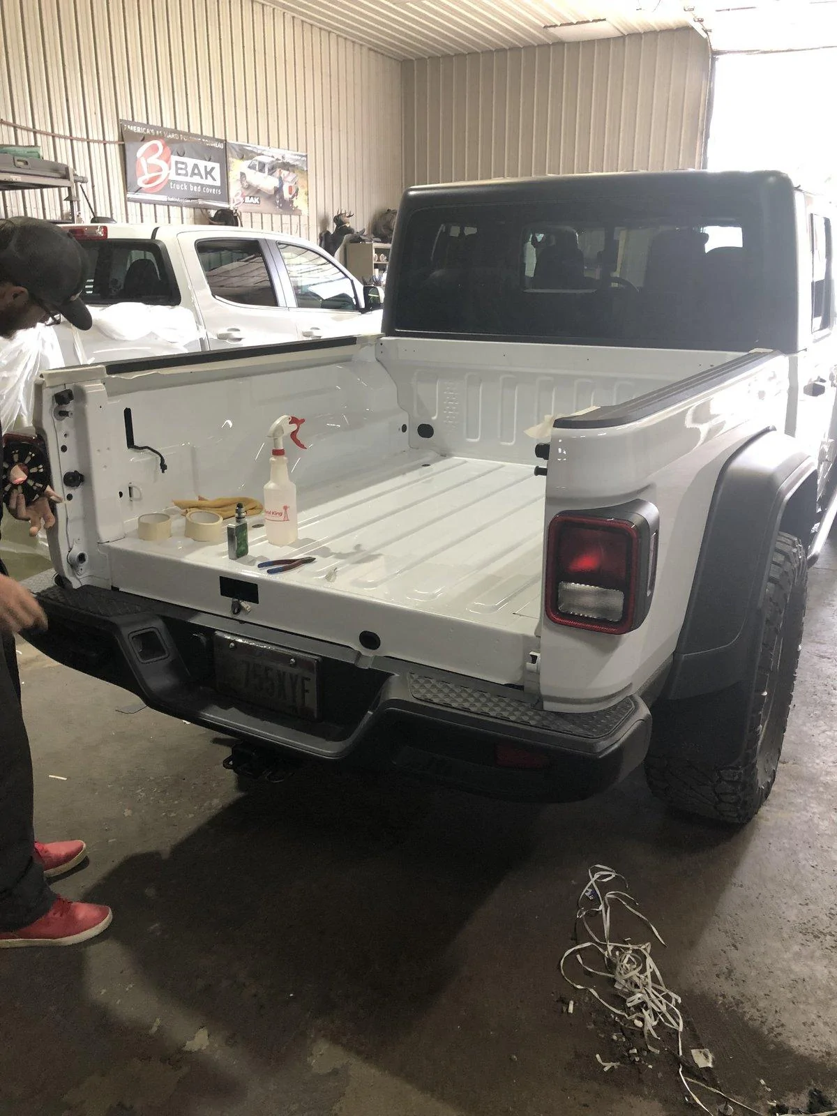 Jeep Gladiator Had Line-X spray bed liner applied 5A276C42-690C-4571-BF3B-430BABA75D2D