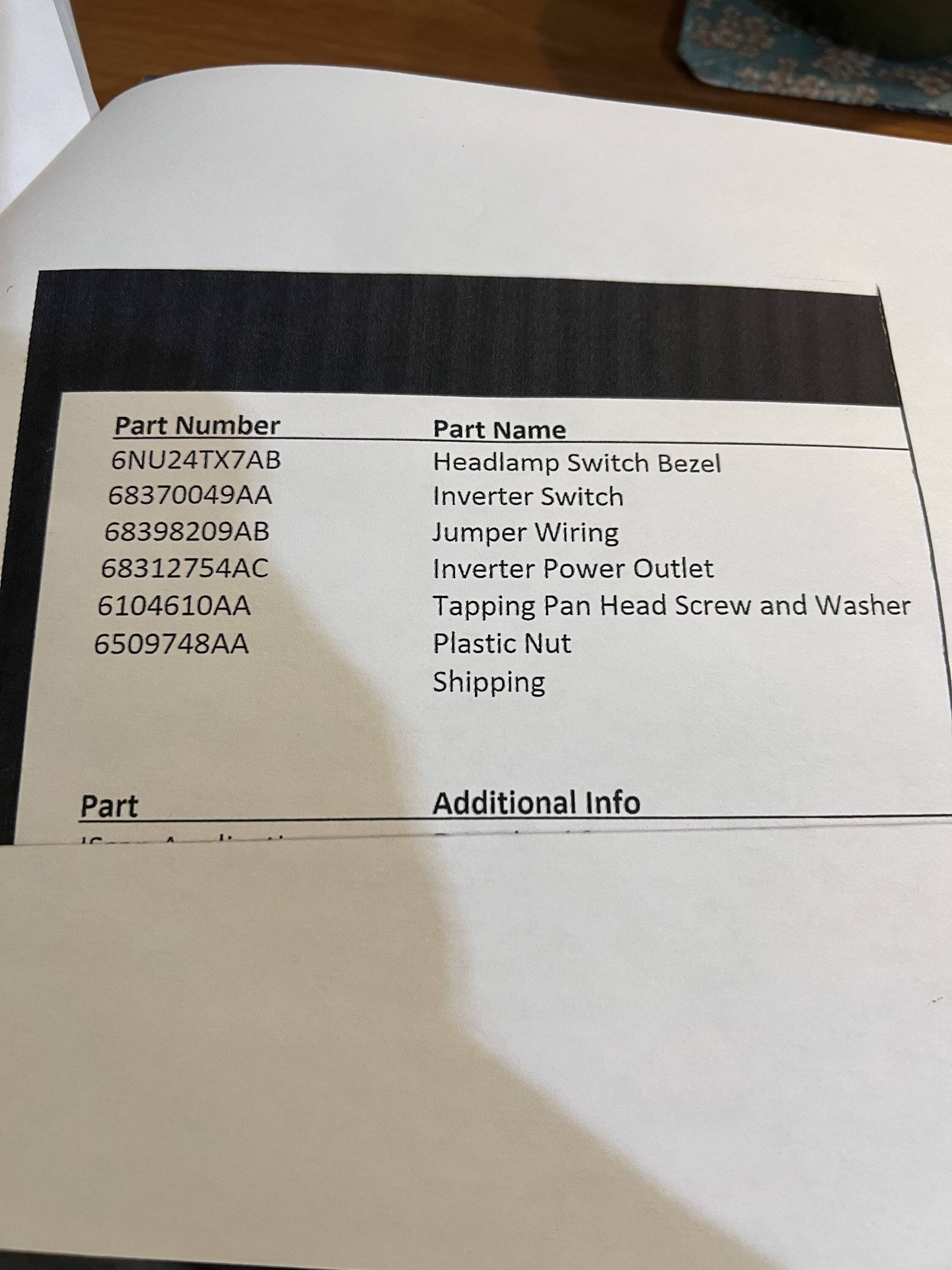 Jeep Gladiator How to ad OEM 115 Vts in my Gladiator with 115 Vts Power bed delete (credit$ 45) IMG_0582[1].JPG