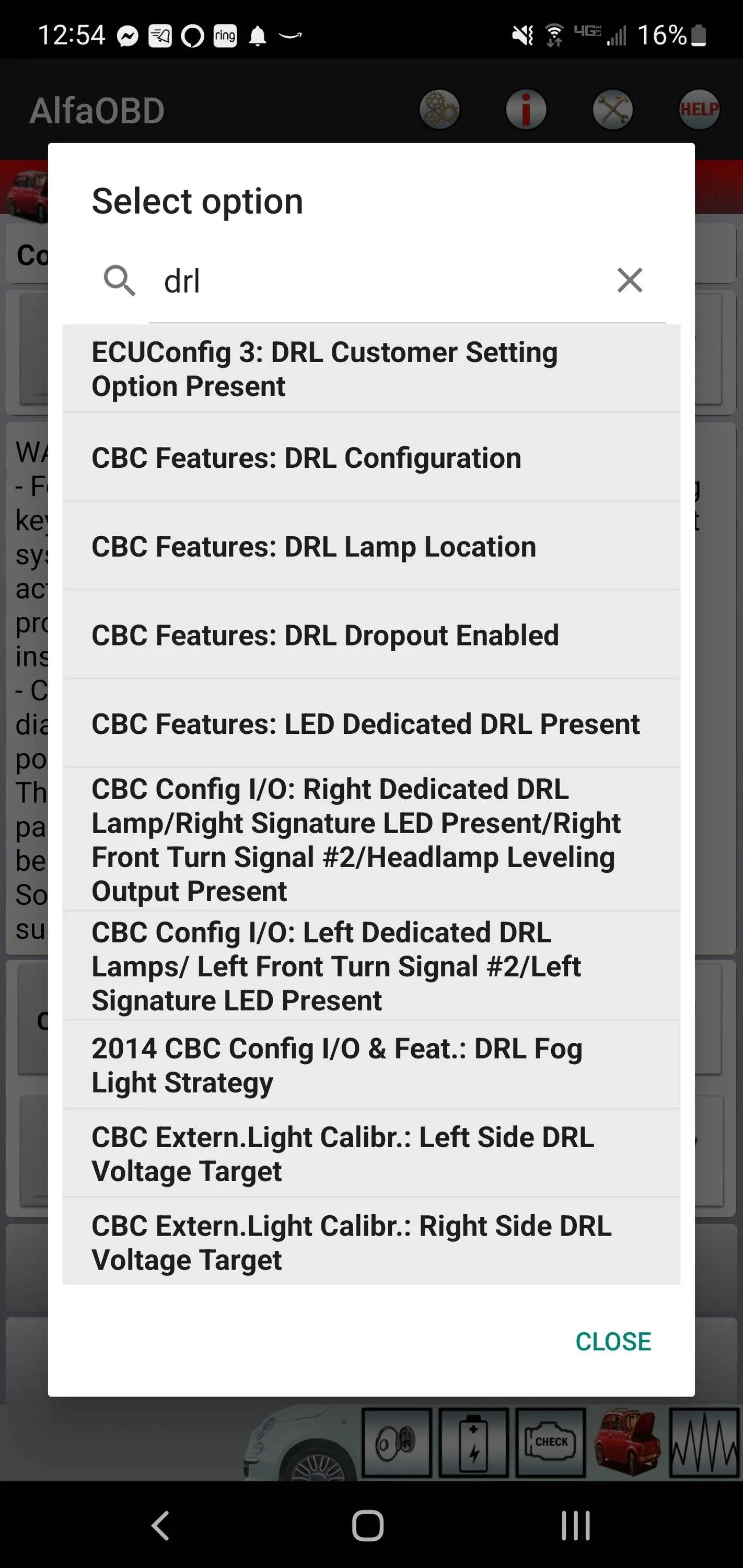 Jeep Gladiator Can't find clear or correct info anywhere RE AldaOBD settings for OEM LED DRLs. Screenshot_20221225-125457_AlfaOBD