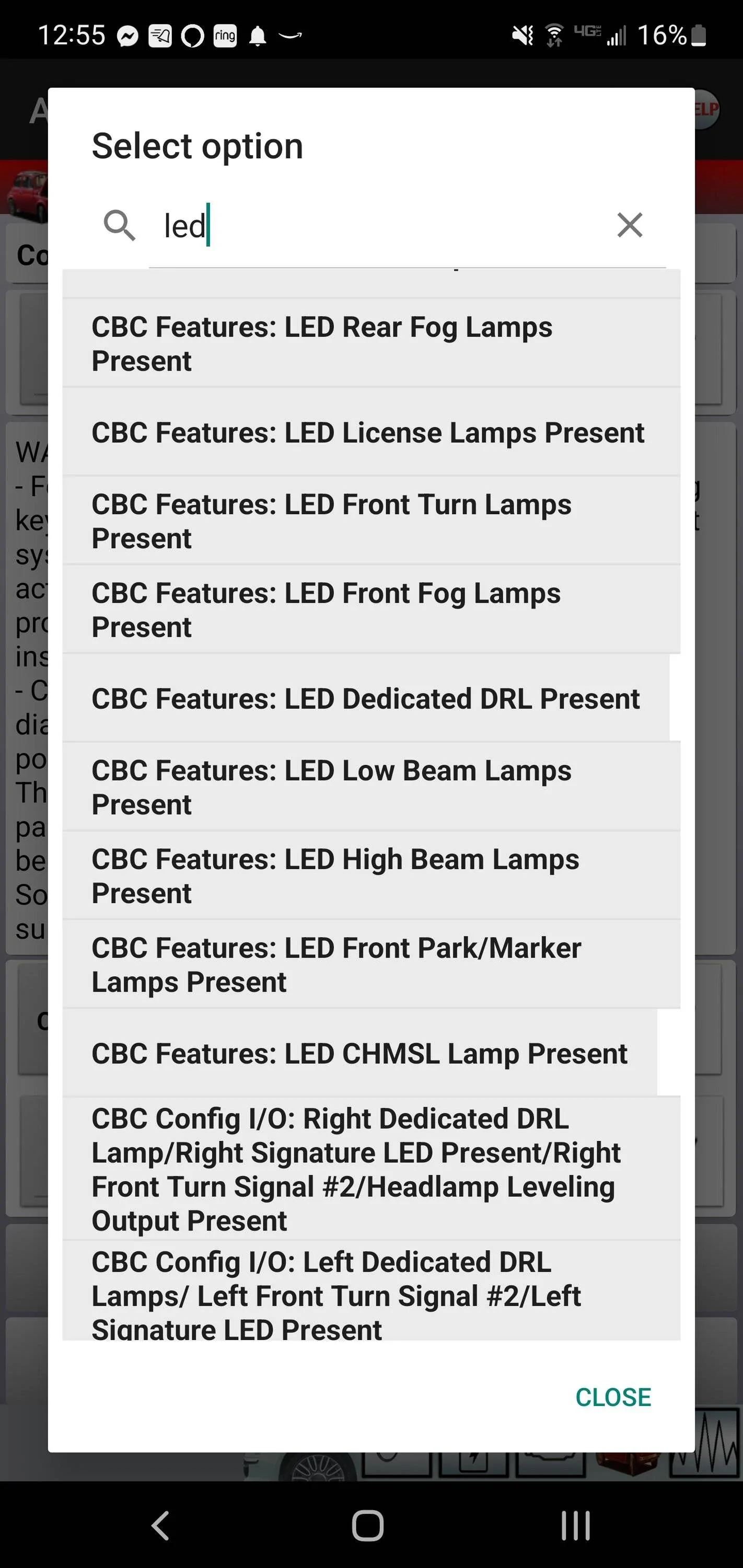 Jeep Gladiator Can't find clear or correct info anywhere RE AldaOBD settings for OEM LED DRLs. Screenshot_20221225-125530_AlfaOBD