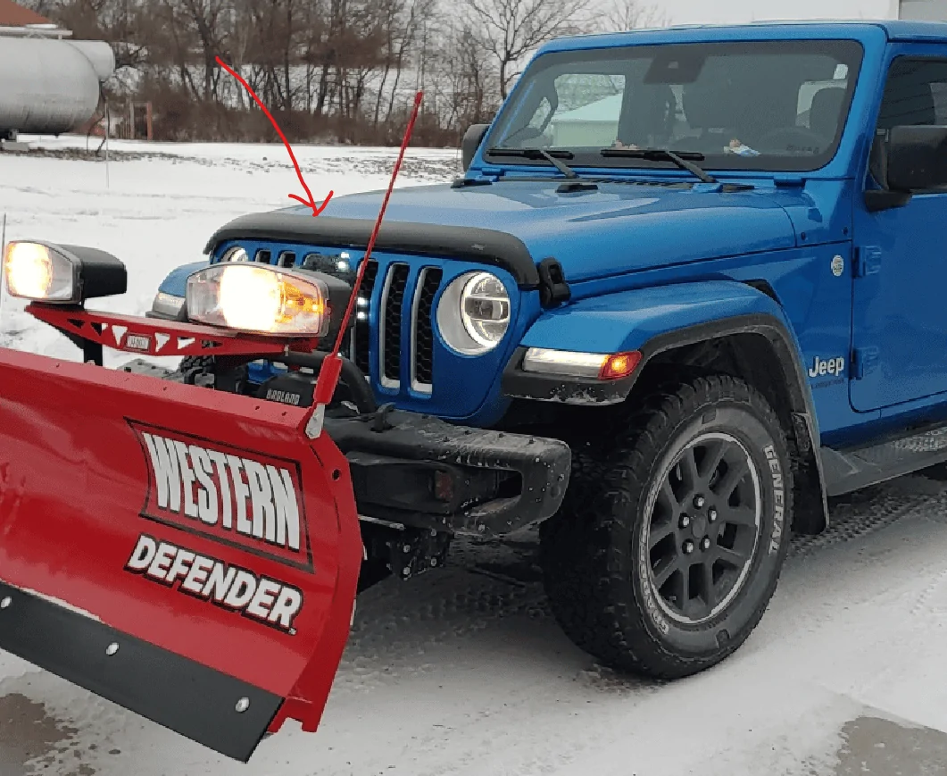 Jeep Gladiator Hood Deflector Clip Broke 1672028096093