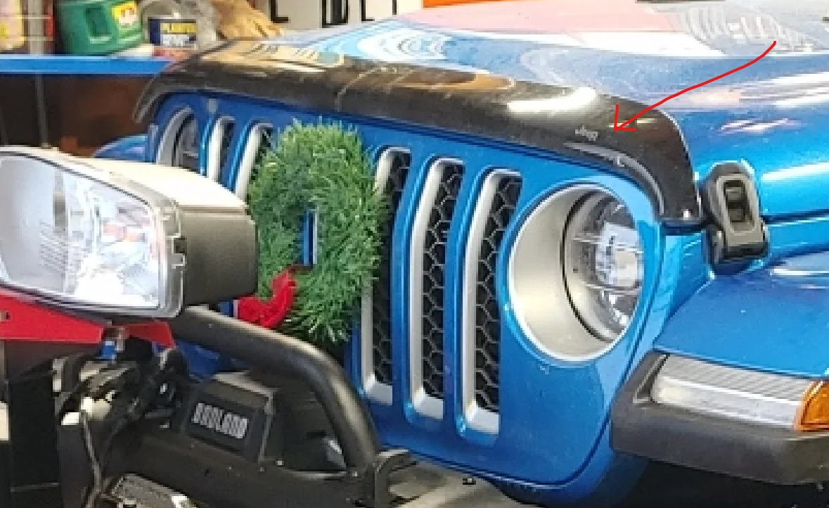 Jeep Gladiator Hood Deflector Clip Broke 1672028224536