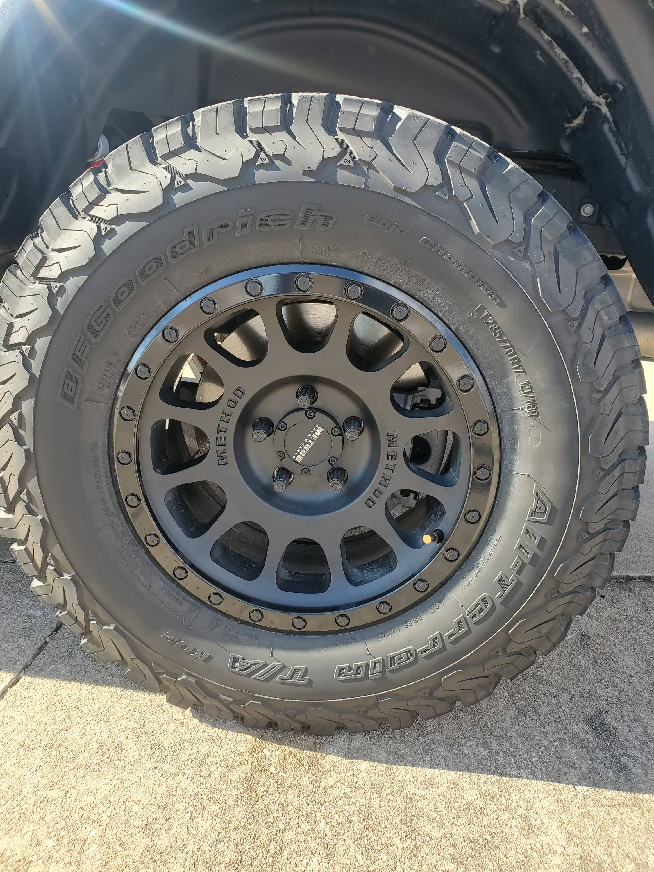 Jeep Gladiator Method Wheels showoff your setup 20221226_130514